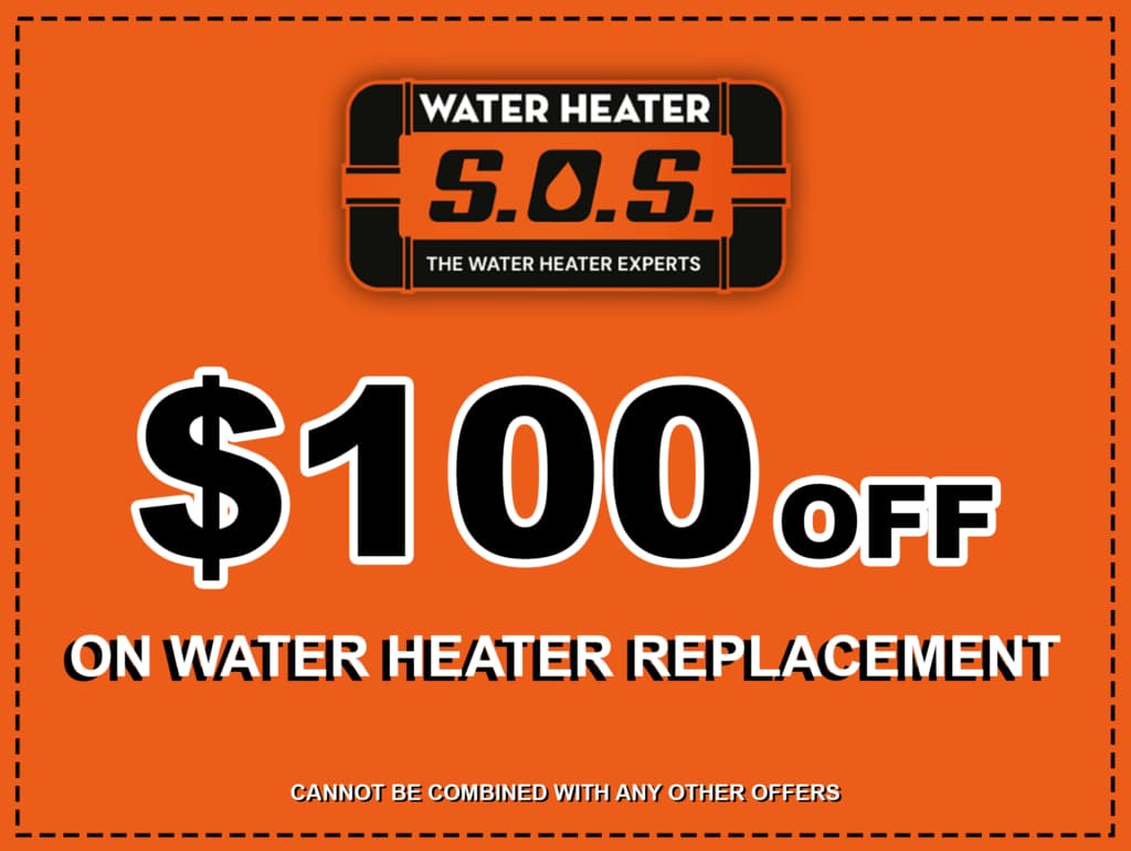 $100 OFF Water Heater Replacement