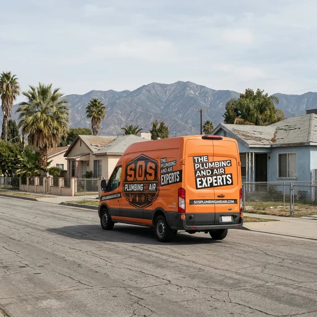 Professional plumber in Rialto