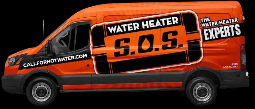 Water Heater SOS service van ready for dispatch